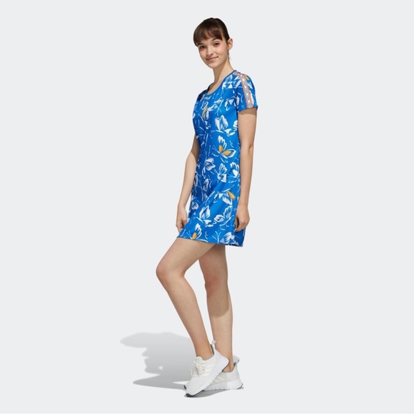 Adidas x Farm Rio Butterfly Dress Size Large - Picture 6 of 9